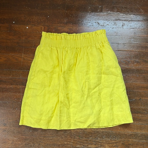 Yellow J Crew Skirt - Picture 1 of 2
